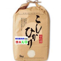新米 令和７年産 特別栽培米 天草 コシヒカリ 5kg 熊本産 送料無料 玄米 白米 7分づき 5分づき 3分づき オーダー精米 