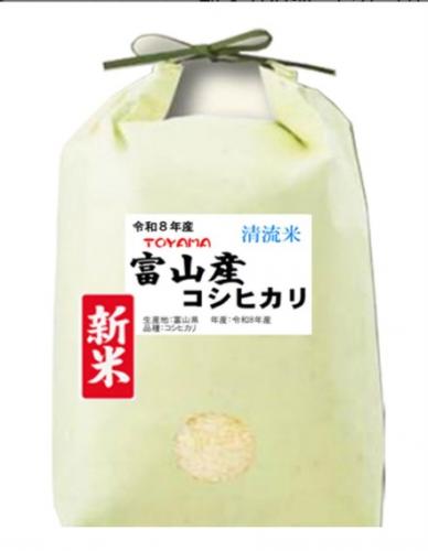 新米100％ 富山県産 コシヒカ リ 5kg 入善町指定米 玄米 白米 7分づき 5分づき 3分づき お米 出荷日精米 送料無料 令和8年産